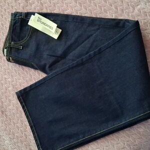 Jeans Baggy No Waist Dark Wash Size Medium (8-10)